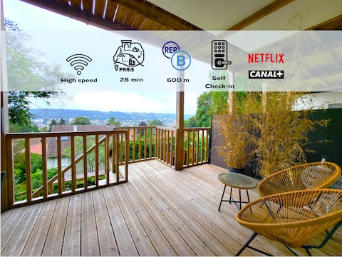 Le Bellevue: Beautiful apartment with splendid views