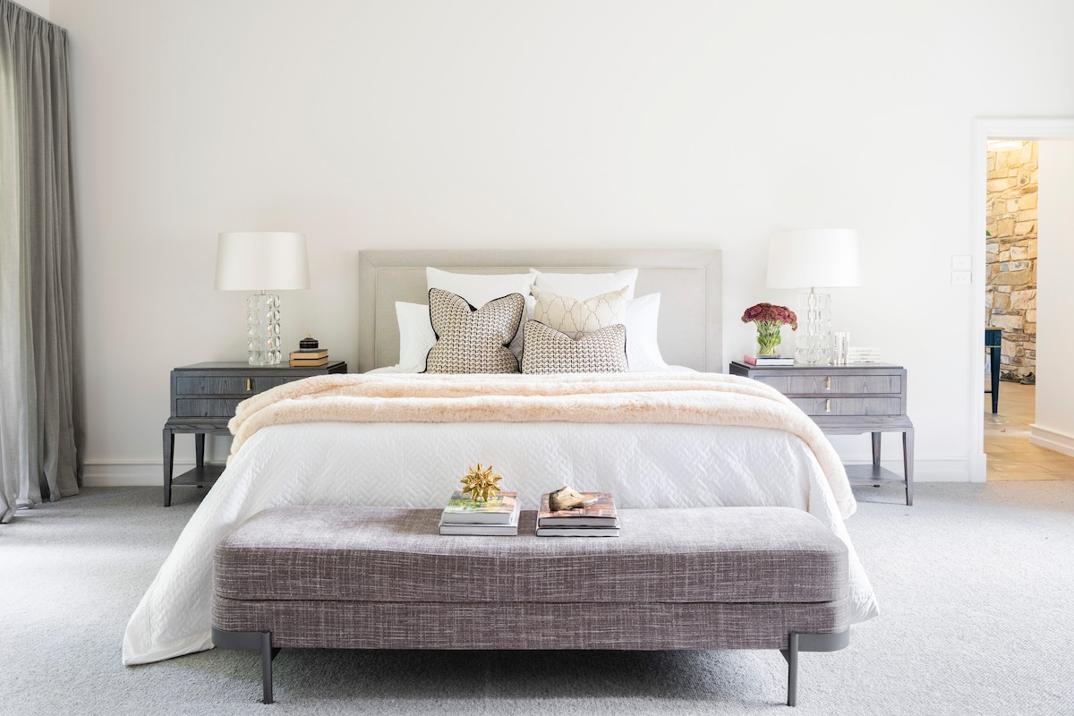 Bedroom 2 in the Main Residence (with ensuite bathroom)