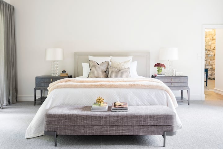 Bedroom 2 in the Main Residence (with ensuite bathroom)