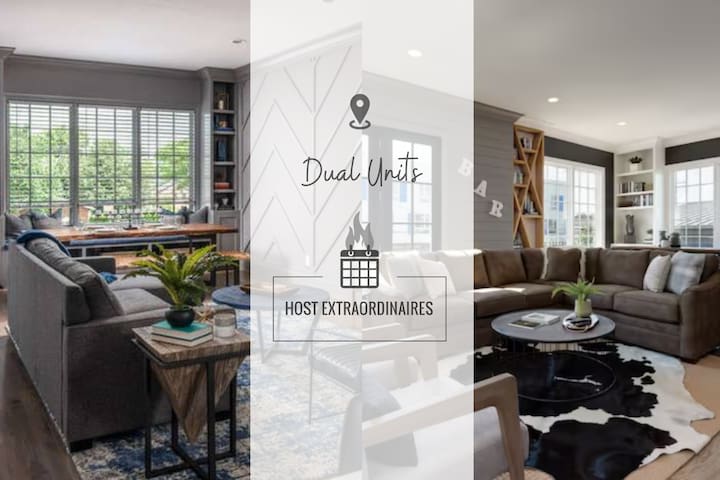 Two Beautiful Homes – Walkable to Geodis