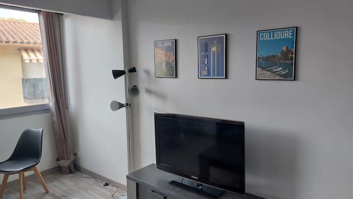 Apt F2 Dans Résidence Au Calme à 200 M De La Mer - Collioure
