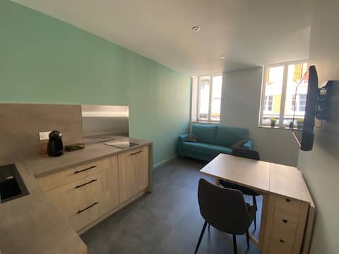 Air-conditioned apartment in the center of Pont de Vaux