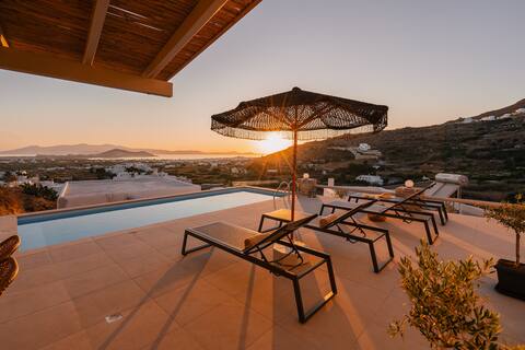 Pleiades Villas Naxos Electra PrivePoolHottub BBQ