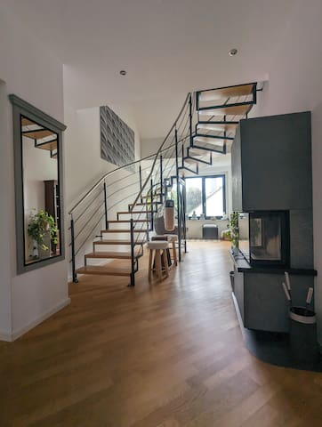 Fancy duplex apartment, green & quiet neighborhood