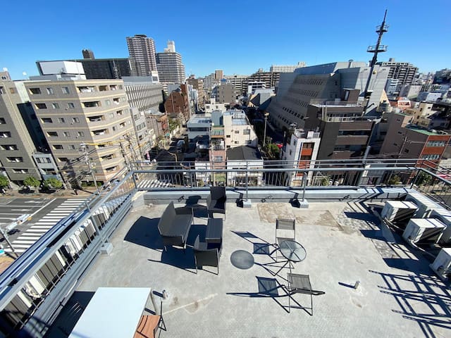 4套卫浴 4台洗衣機 Skytree地鐵徒步5分 機場直達 廚房 有電梯 Amin Hotel gallery image 3