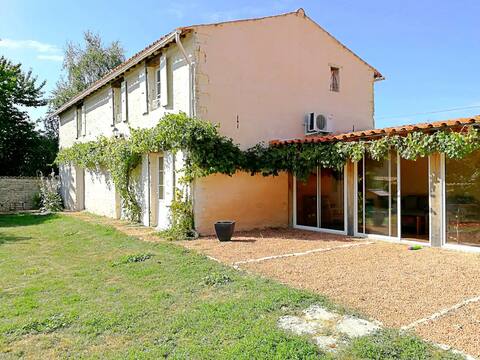 Family home and enclosed garden