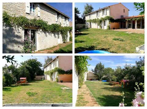 Family home and enclosed garden
