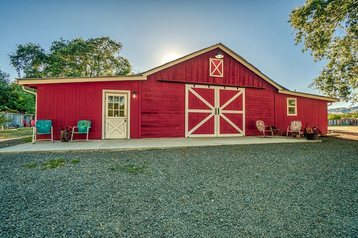 The Famous Red Barn! Stay w/Farm Animals & Views - Barns for Rent in ...