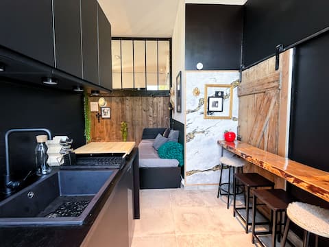 Industrial-style apartment