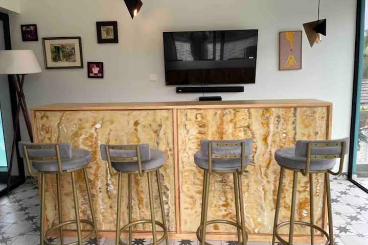 Bar on the terrace with beautiful views