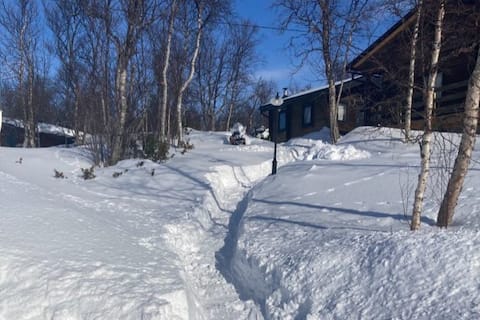 Large mountain cabin with sauna