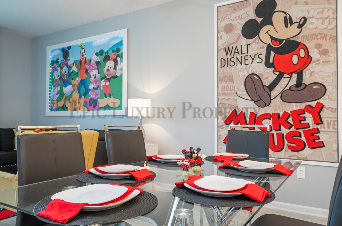 Mickey Mouse HouseResort 3BR@Disney/Waterpark/Golf - Townhouses