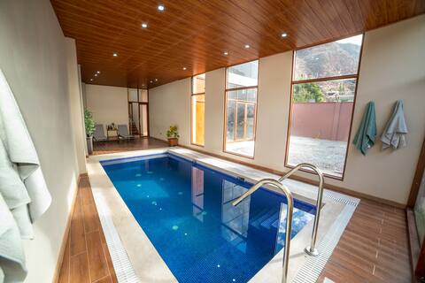 Luxurious house with hot pool