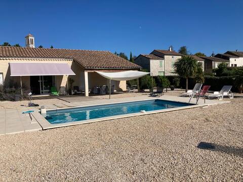 Villa pool with splendid view!