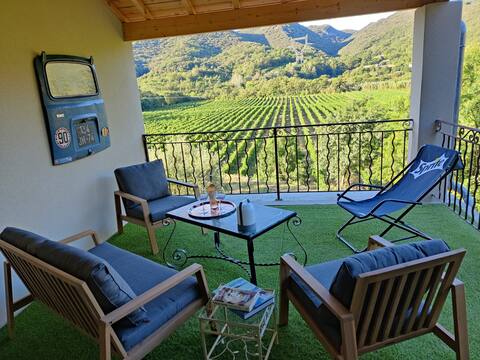 Le Marquet, rest with friends in the vineyards
