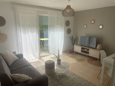 Top performing Airbnb: Studio in front of the thermal baths in Thonon Les Bains