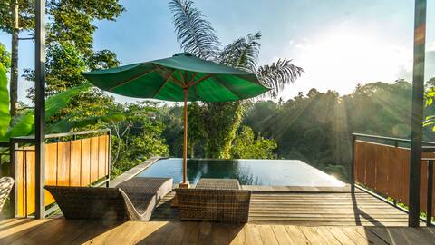 1BR Private Pool with Hammock and Jungle's View