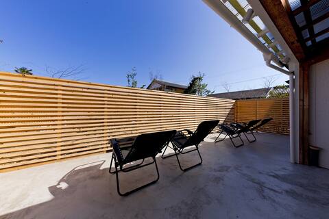 Private sauna villa/2-min walk to sea/8ppl/Parking