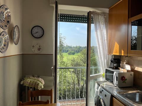 Apartment overlooking Monza Park