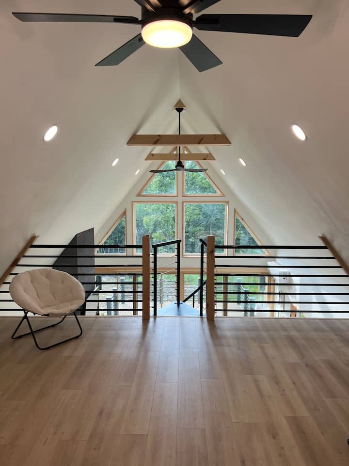 Here is a pic looking out from the loft into the meadow.