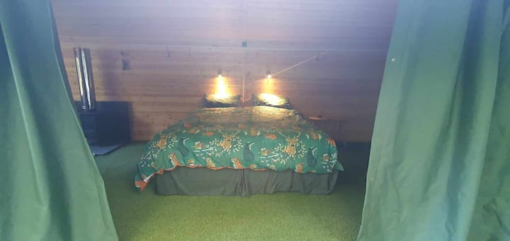 Secluded Glamping Cozy Cabin In Private Valley - 애쉬버턴