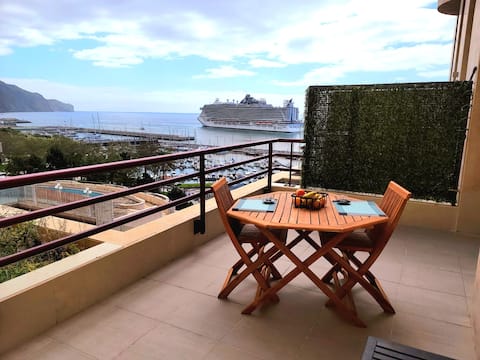 Top performing Airbnb: Heart of Funchal Marina Forum 1Bdr Apartment in Funchal (Sé)