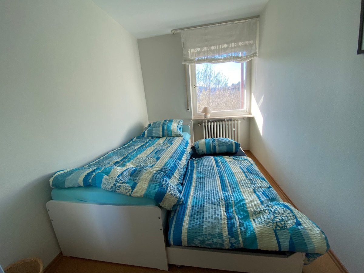 带折叠床的第二间卧室