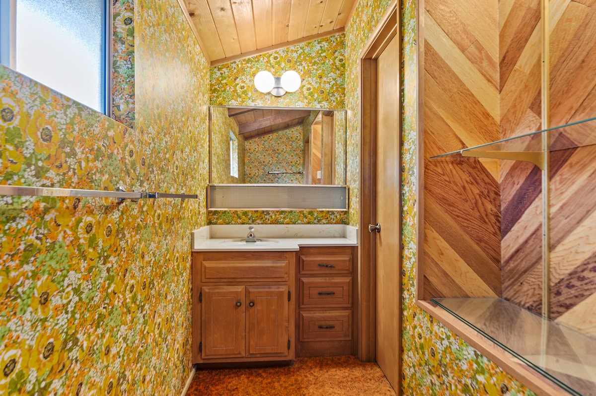 Bathroom detail at Skyforest Getaway