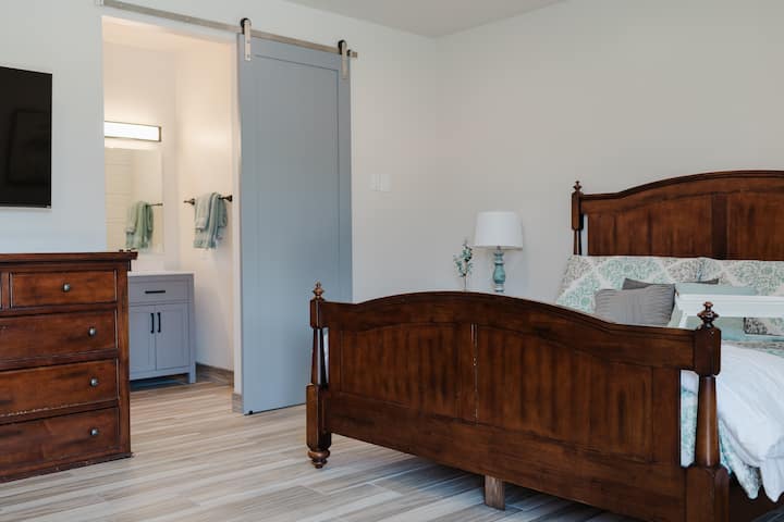 Chumba cha 1 cha kulala cha casita yenye nafasi kubwa.