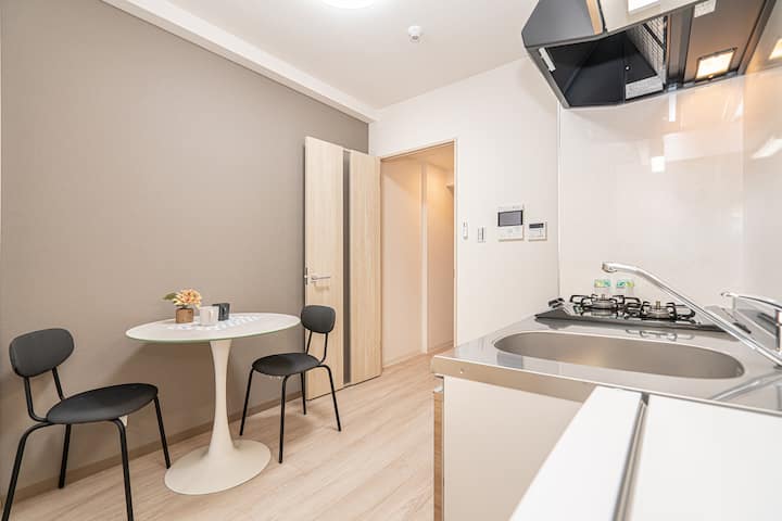 oneday apartment japan アイボリー New house limited time offer! Brand new 1K apartment - 502