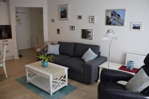 "Sea noises" with beach chair, pool, sauna