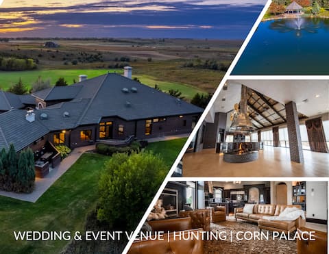 Luxe 10000sqf Estate-Event Venue/Hunting/Sleeps 18
