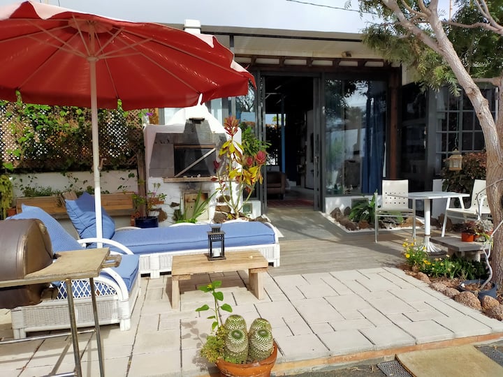 beautiful garden glass studio, Lanzarote