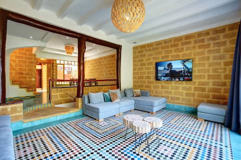 Beachfront villa in Oualidia