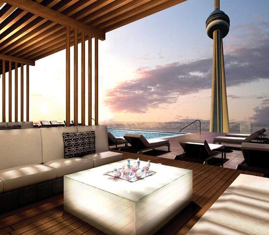 Executive Skyline Condo w/ Free Parking, Gym gallery image 3