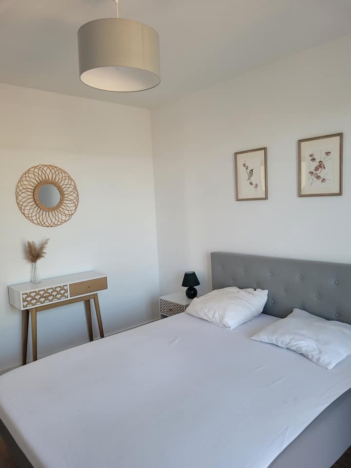 Camera da letto 1 con letto matrimoniale. 