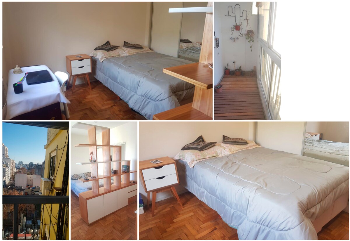 Departamento de 1 dormitorio amoblado en Balvanera