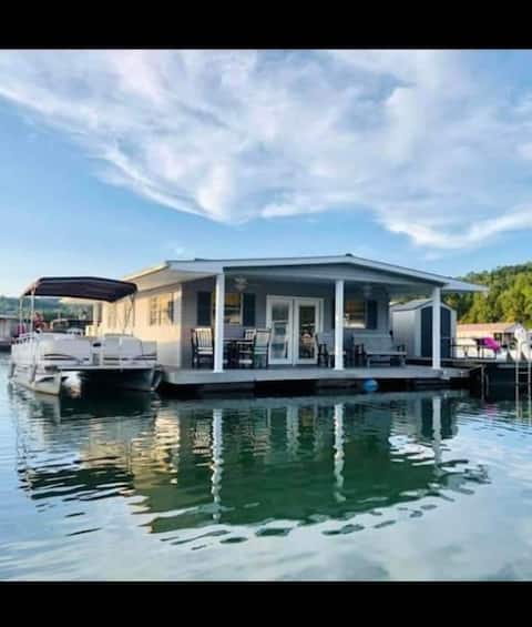 Lake Therapy-Floating House on Norris Lake w/Boat