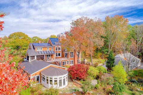 Mansion in Maine -  lndoor Pool, Tennis Court, Gym