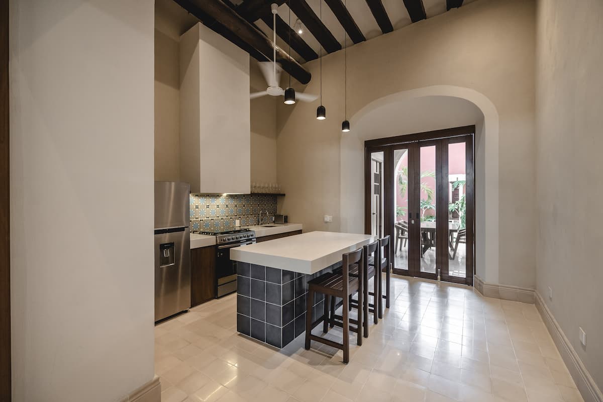 Casa Ex Templo, award-winning colonial restoration beside bell tower in Campeche — Casonas MX — photo 5