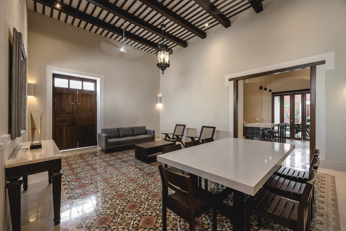 Casa Ex Templo, award-winning colonial restoration beside bell tower in Campeche — Casonas MX — photo 2