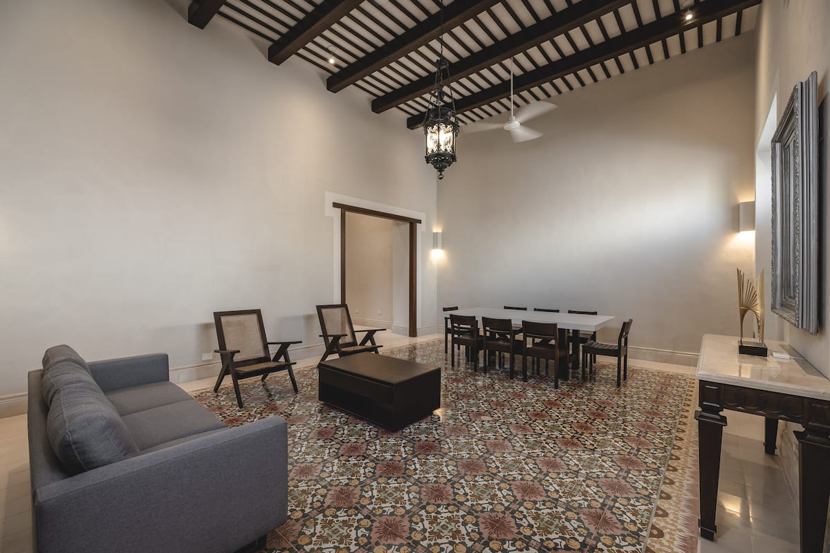 Casa Ex Templo, award-winning colonial restoration beside bell tower in Campeche — Casonas MX — photo 4