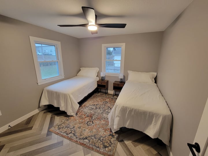 Bedroom 2 can be configured with two twins (shown here) or as one king depending on your needs.  Please indicate your preference upon booking!