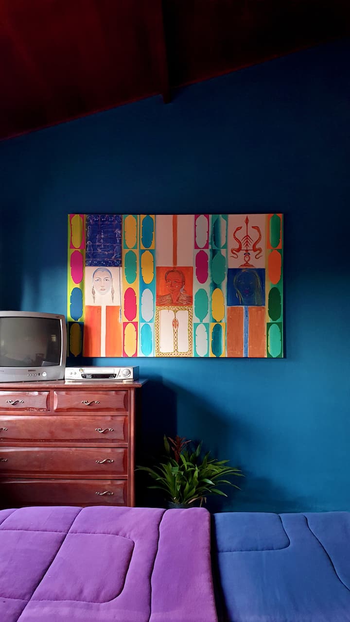 Opera d'arte dell'artista Marinilda Bertolete Boulay, na suíte Boulay.