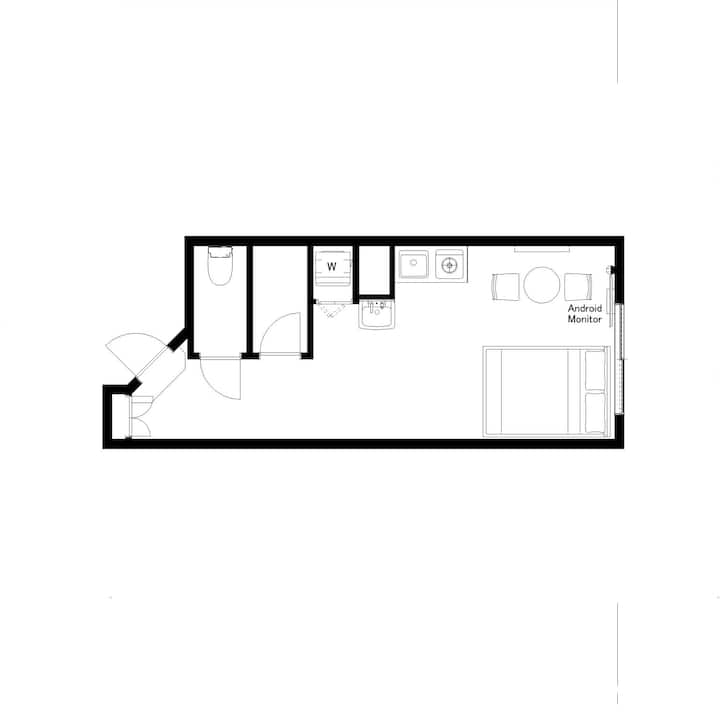 最寄り駅から徒歩６分/新宿駅まで電車で1本/お洒落なデザイナーズ/d-wa C02 - Shinjuku