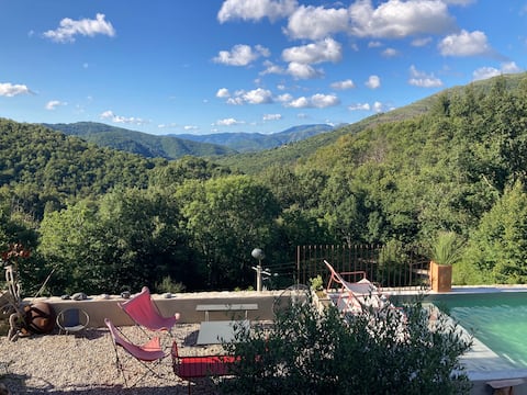 House and pool with a view!
