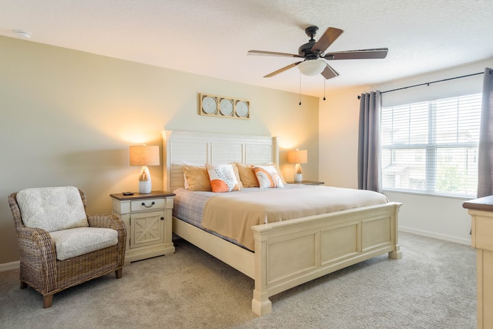 The beautiful and spacious King Suite