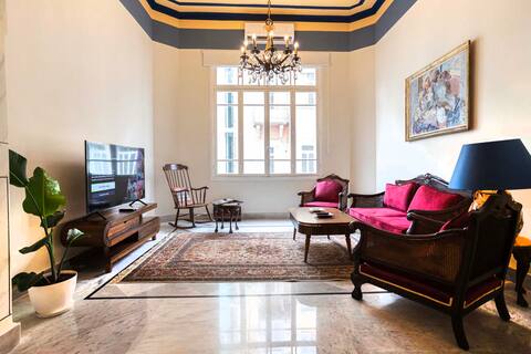 Artistic 3-BD Apt in Gemayzeh