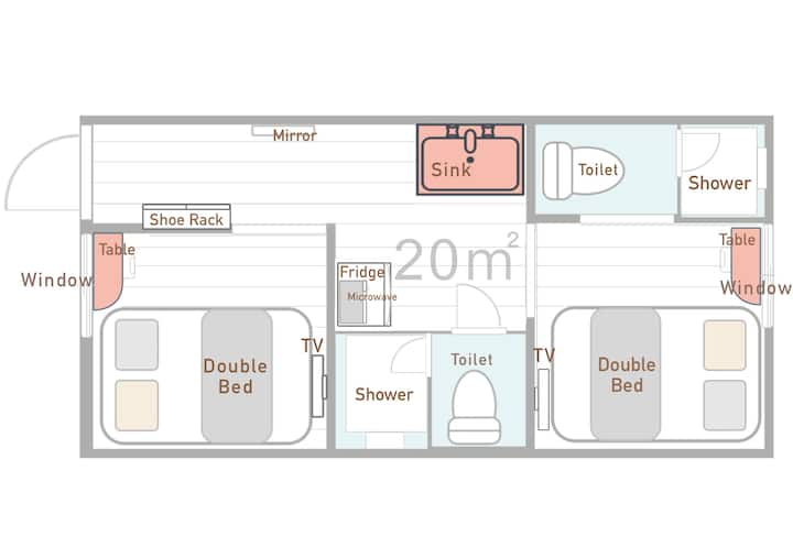 Shinjuku Warm House 2 Bedrooms *English Ok* - Shinjuku