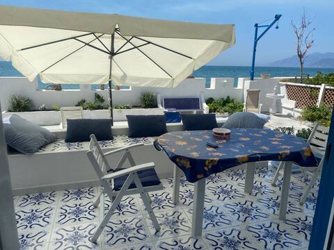 villa on the beach in Salerno